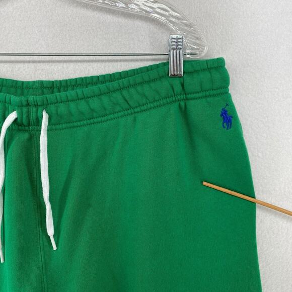 POLO RALPH LAUREN Pants Womens 2XL Fleece Athletic Jogger Sweat Drawstring Green - Picture 15 of 16